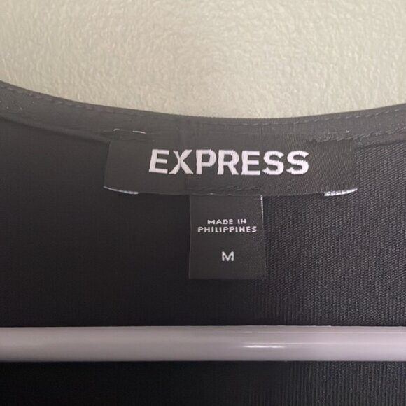 EXPRESS Silky Sueded Jersey Ruched T-Shirt Midi Dress, Great Condition! Medium - Picture 5 of 5